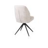 Bell, chaise - pietement rough off black - pivotante - confort ressorts - Calabria