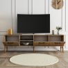 Meuble TV 180 cm EXODUS en décor chêne