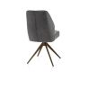 Bell, chaise - pietement steelbrown - pivotante - confort ressorts - Calabria