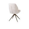 Bell, chaise - pietement steelbrown - pivotante - confort ressorts - Calabria