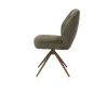 Bell, chaise - pietement steelbrown - pivotante - confort ressorts - Calabria