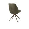 Bell, chaise - pietement steelbrown - pivotante - confort ressorts - combination Calabria / Vada - Henders and Hazel