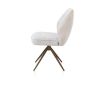Bell, chaise - pietement steelbrown - pivotante - confort ressorts - combination Calabria / Vada - Henders and Hazel