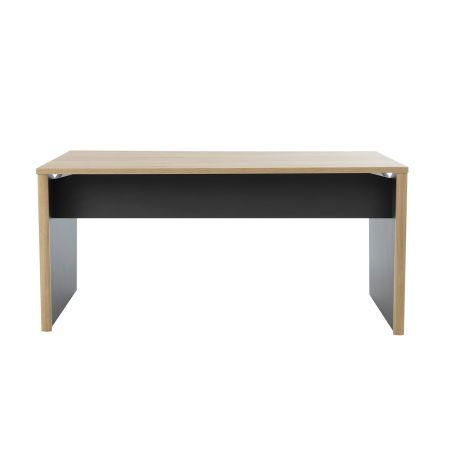Bureau droit ITALIC en 120 cm ou 140 cm ou 160 cm proposé 2 finitions