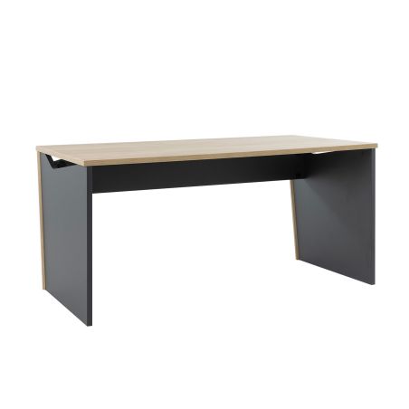 Bureau droit ITALIC en 120 cm ou 140 cm ou 160 cm proposé 2 finitions