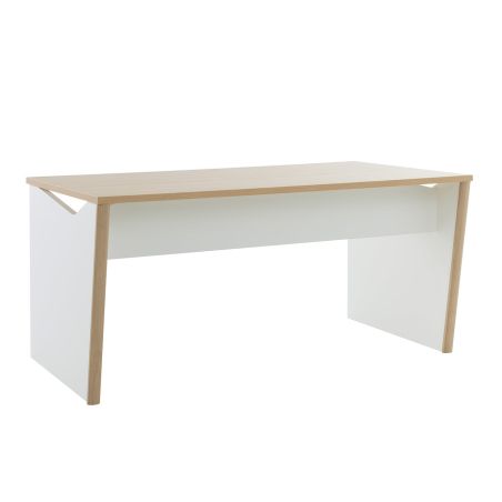 Bureau droit ITALIC en 120 cm ou 140 cm ou 160 cm proposé 2 finitions