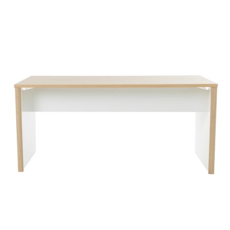 Bureau droit ITALIC en 120 cm ou 140 cm ou 160 cm proposé 2 finitions