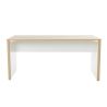 Bureau droit ITALIC en 120 cm ou 140 cm ou 160 cm proposé 2 finitions