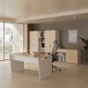 Bureau droit ITALIC en 120 cm ou 140 cm ou 160 cm proposé 2 finitions
