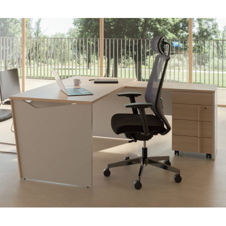 Retour pour bureau ITALIC proposé 2 finitions