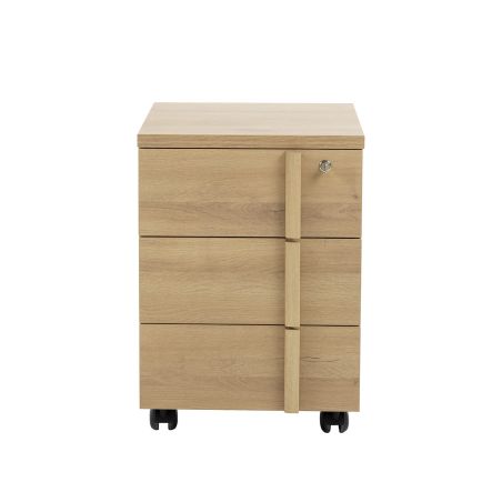 Caisson mobile 3 tiroirs ITALIC proposé en 2 finitions