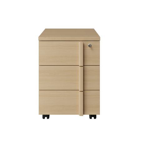 Caisson mobile 3 tiroirs ITALIC proposé en 2 finitions