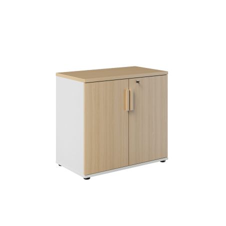 Rangement bas 2 portes ITALIC proposé en 2 finitions