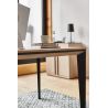 Bureau droit 170 cm ou 190 cm E-MOTION plateau décor chêne structuré