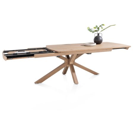 Nyon, table à rallonge 200 (+ 80) x 100 cm - Henders and Hazel