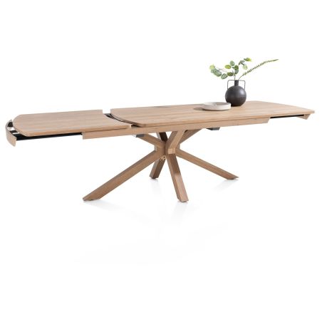 Nyon, table à rallonge 200 (+ 80) x 100 cm - Henders and Hazel