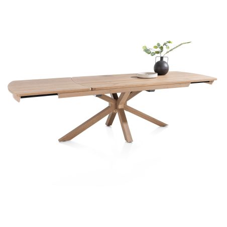 Nyon, table à rallonge 200 (+ 80) x 100 cm - Henders and Hazel