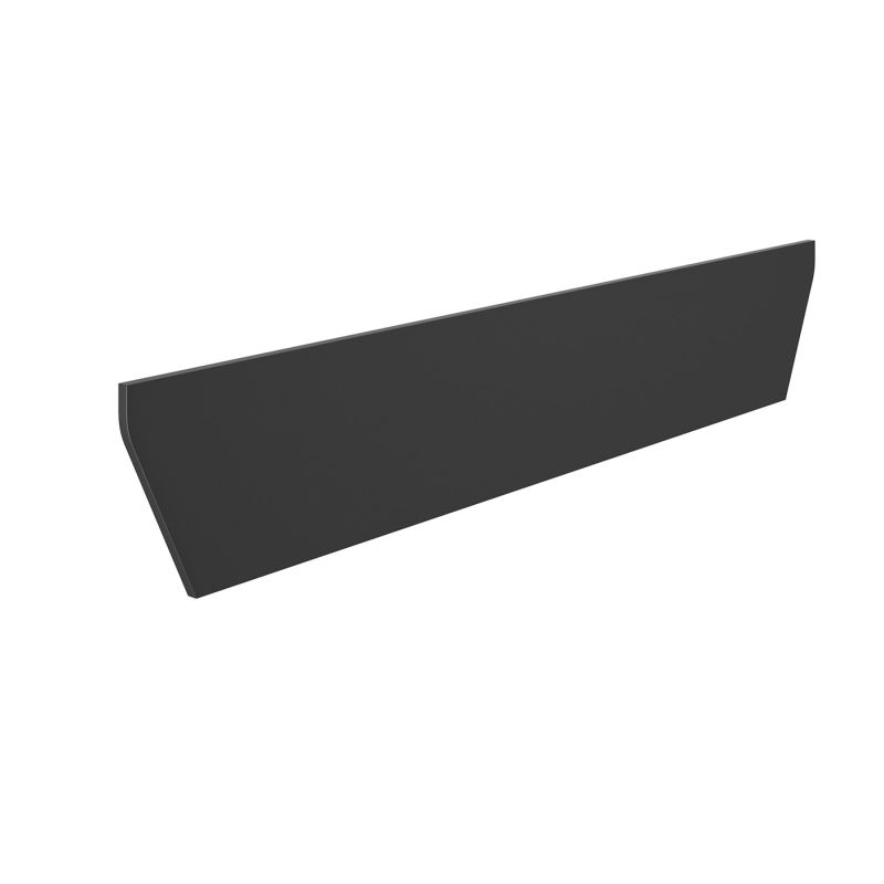 Voile de fond noir pour bureau 170 cmou 190 cm E-MOTION verre noir