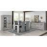 Vitrine SAWYER en décor chêne gris