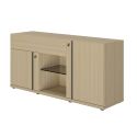Crédence 160 cm E-MOTION chêne structuré