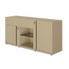 Crédence 160 cm E-MOTION chêne structuré