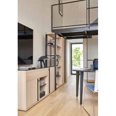Option top verre noir pour crédence 160 cm E-MOTION