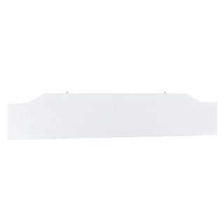 Voile de fond blanc SUNDAY pour bureau droit 140 cm ou 160 cm