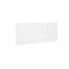 Ecran de séparation blanc SUNDAY pour bureau droit 120 cm ou 140 cm ou 160 cm