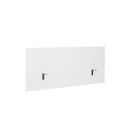 Ecran de séparation blanc SUNDAY pour bureau droit 120 cm ou 140 cm ou 160 cm