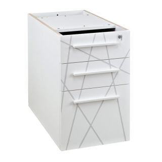 Caisson bout de bureau 80 cm SUNDAY avec top chêne ou top surmeuble