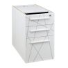 Caisson bout de bureau 80 cm SUNDAY avec top chêne ou top surmeuble