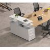 Caisson bout de bureau 80 cm SUNDAY avec top chêne ou top surmeuble
