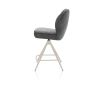 Bell, chaise de bar - piétement creme - pivotante - confort ressorts - calabria