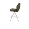 Bell, chaise de bar - piétement creme - pivotante - confort ressorts - calabria