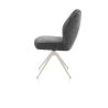Bell, chaise - piétement crème - pivotante - relax - confort ressorts - tissu Calabria