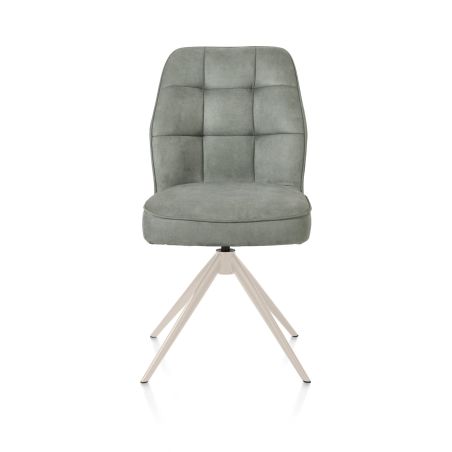 Bell, chaise - piétement crème - pivotante - relax - confort ressorts - tissu Calabria