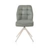 Bell, chaise - piétement crème - pivotante - relax - confort ressorts - tissu Calabria