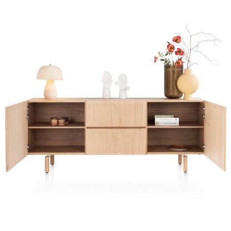 Azulo, buffet 200 cm - 2-portes + 2-tiroirs - Henders and Hazel