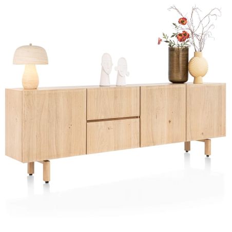 Azulo, buffet 240 cm - 3-portes + 2-tiroirs - Henders and Hazel