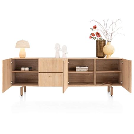Azulo, buffet 240 cm - 3-portes + 2-tiroirs - Henders and Hazel