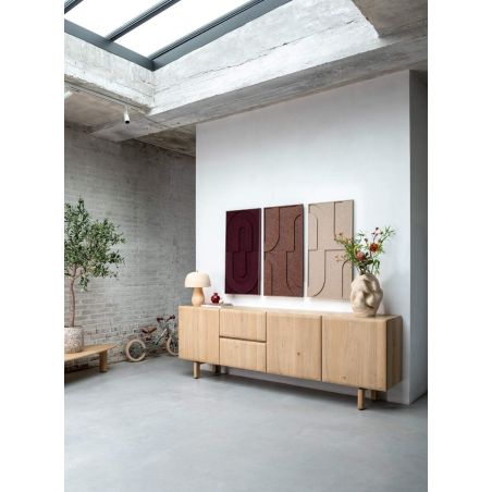 Azulo, buffet 240 cm - 3-portes + 2-tiroirs - Henders and Hazel