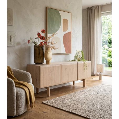 Azulo, buffet bas 160 cm - 3-portes - Henders and Hazel