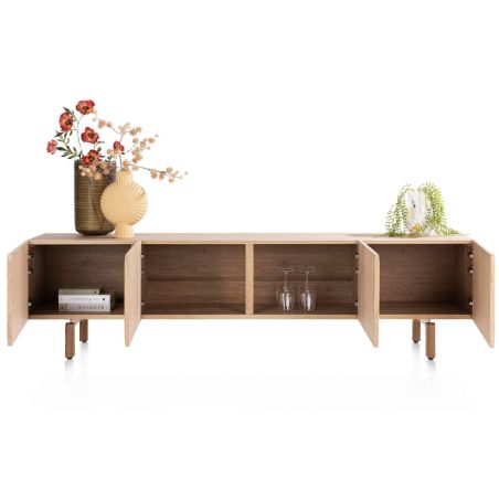 Azulo, buffet bas 230 cm - 4-portes - Henders and Hazel