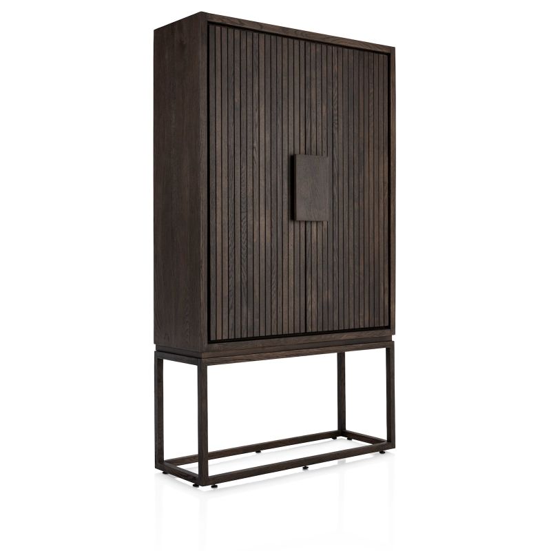 Amsterdam, armoire 120 cm - 2 portes + 2 tiroirs (+ LED) - Henders and Hazel