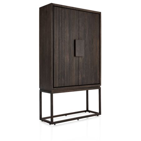 Amsterdam, armoire 120 cm - 2 portes + 2 tiroirs (+ LED) - Henders and Hazel