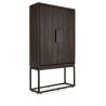 Amsterdam, armoire 120 cm - 2 portes + 2 tiroirs (+ LED) - Henders and Hazel