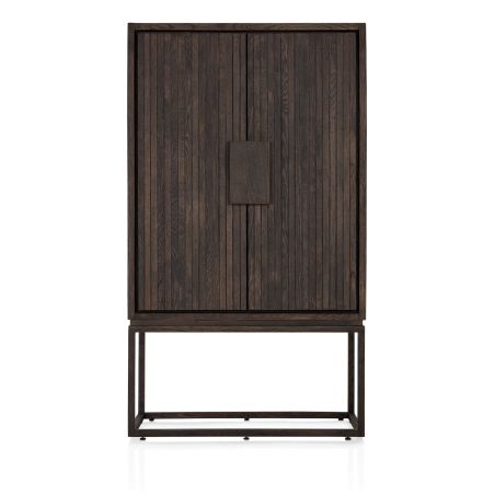 Amsterdam, armoire 120 cm - 2 portes + 2 tiroirs (+ LED) - Henders and Hazel