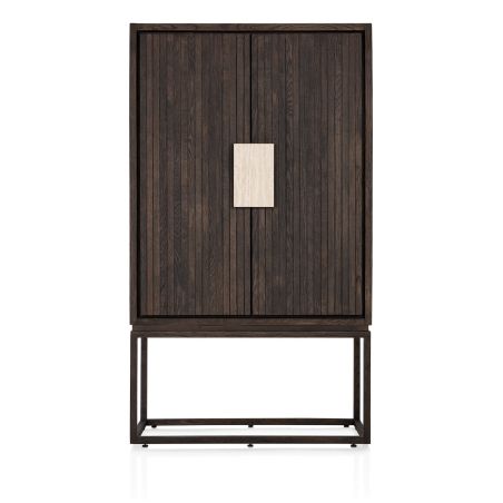 Amsterdam, armoire 120 cm - 2 portes + 2 tiroirs (+ LED) - Henders and Hazel