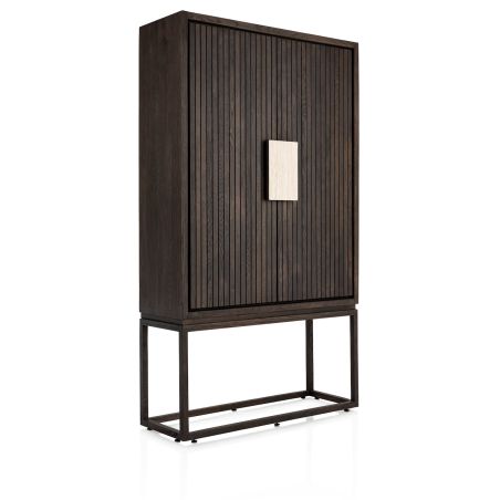 Amsterdam, armoire 120 cm - 2 portes + 2 tiroirs (+ LED) - Henders and Hazel