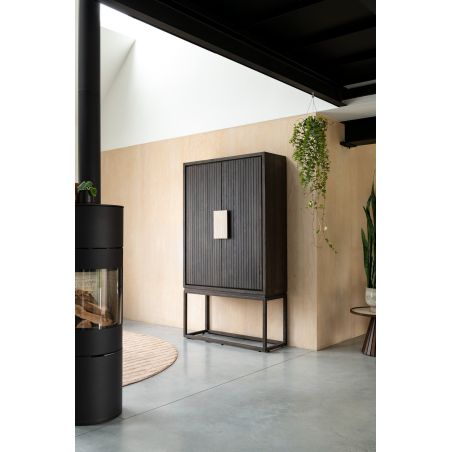 Amsterdam, armoire 120 cm - 2 portes + 2 tiroirs (+ LED) - Henders and Hazel